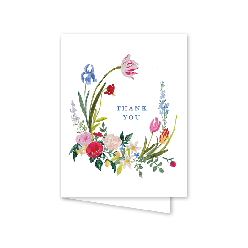 Dogwood Hill Dutch Baroque Thank You Card - Charles Mayer
