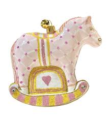 Jinglenog Rockaby Baby Pink Ornament - Charles Mayer