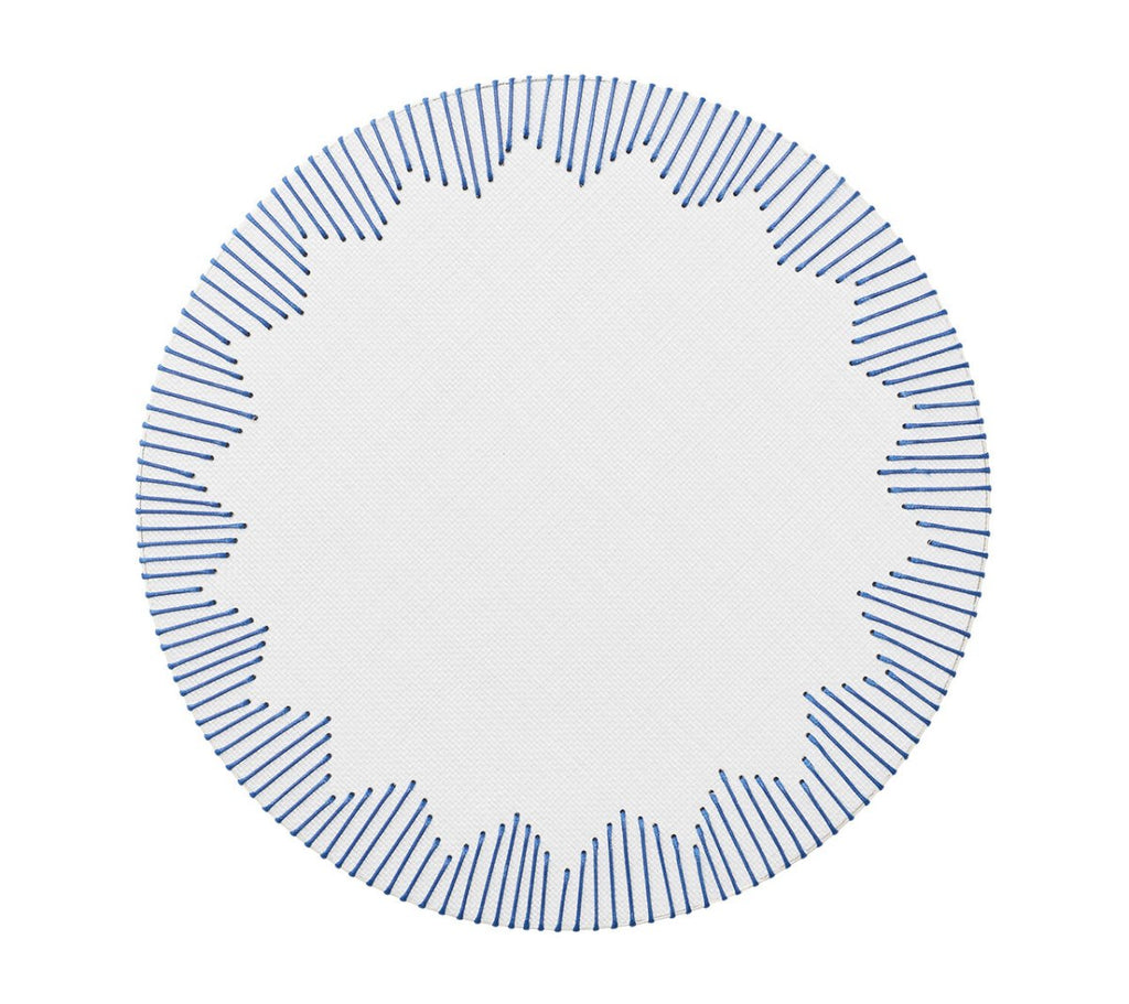 Kim Seybert Dreamweaver Blue & White Placemat - Charles Mayer