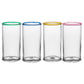 Juliska Nell Assorted Highball, Set/4 - Charles Mayer
