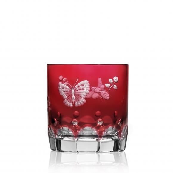 Varga Crystal Springtime Double Old Fashioned, Raspberry - Charles Mayer