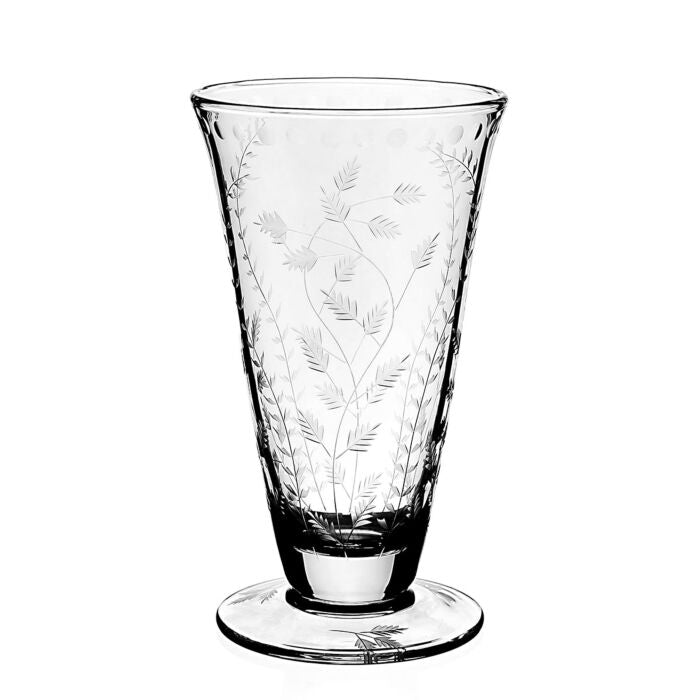 William Yeoward Crystal Fern 10" Footed Flower Vase - Charles Mayer