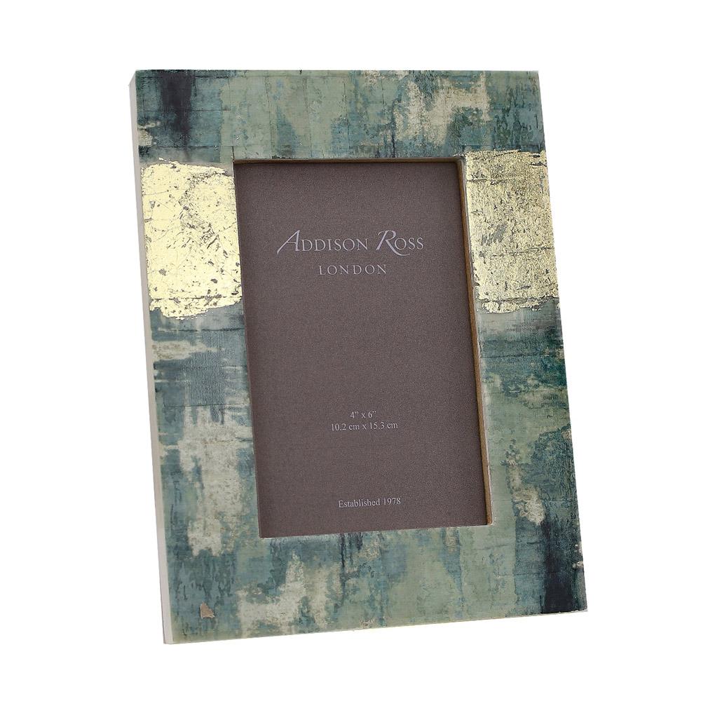 Addison Ross Green and Gold Leaf Bone Frame, 4*6 - Charles Mayer