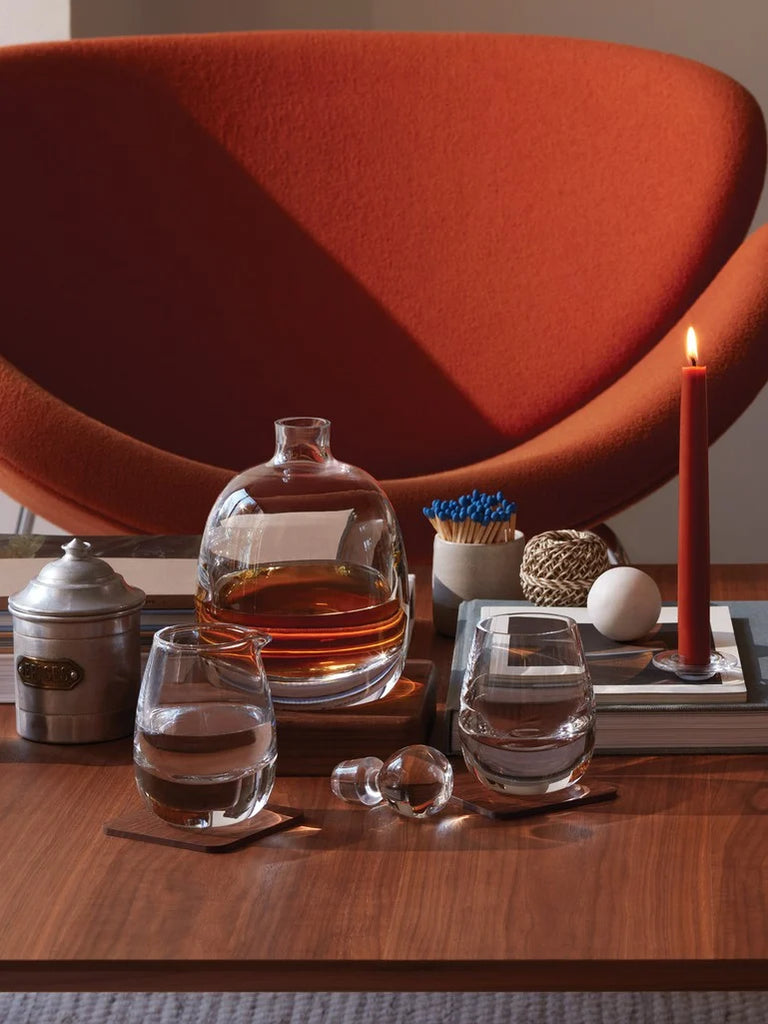 LSA International Whiskey Islay Decanter with Walnut Base - Charles Mayer