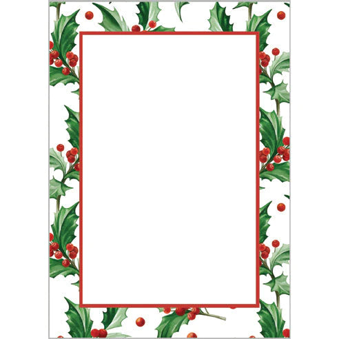 WH Hostess Holly 5x7 List Notepad - Charles Mayer