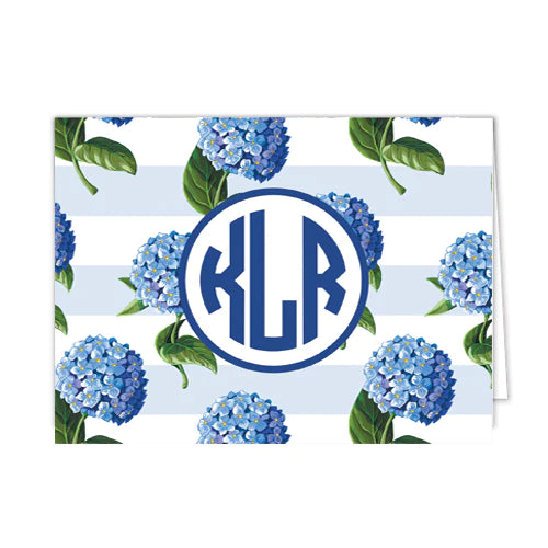 WH Hostess Hydrangeas Folded Notecards, Set of 10 - Charles Mayer