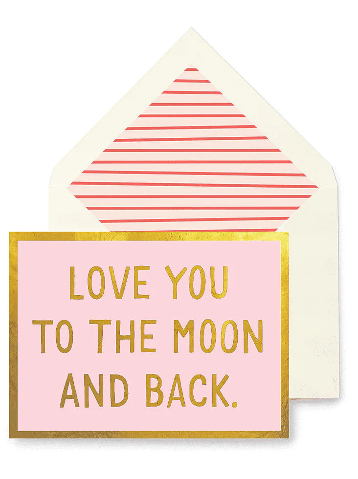 Ben's Garden Love You to the Moon and Back Greeting Card - Charles Mayer