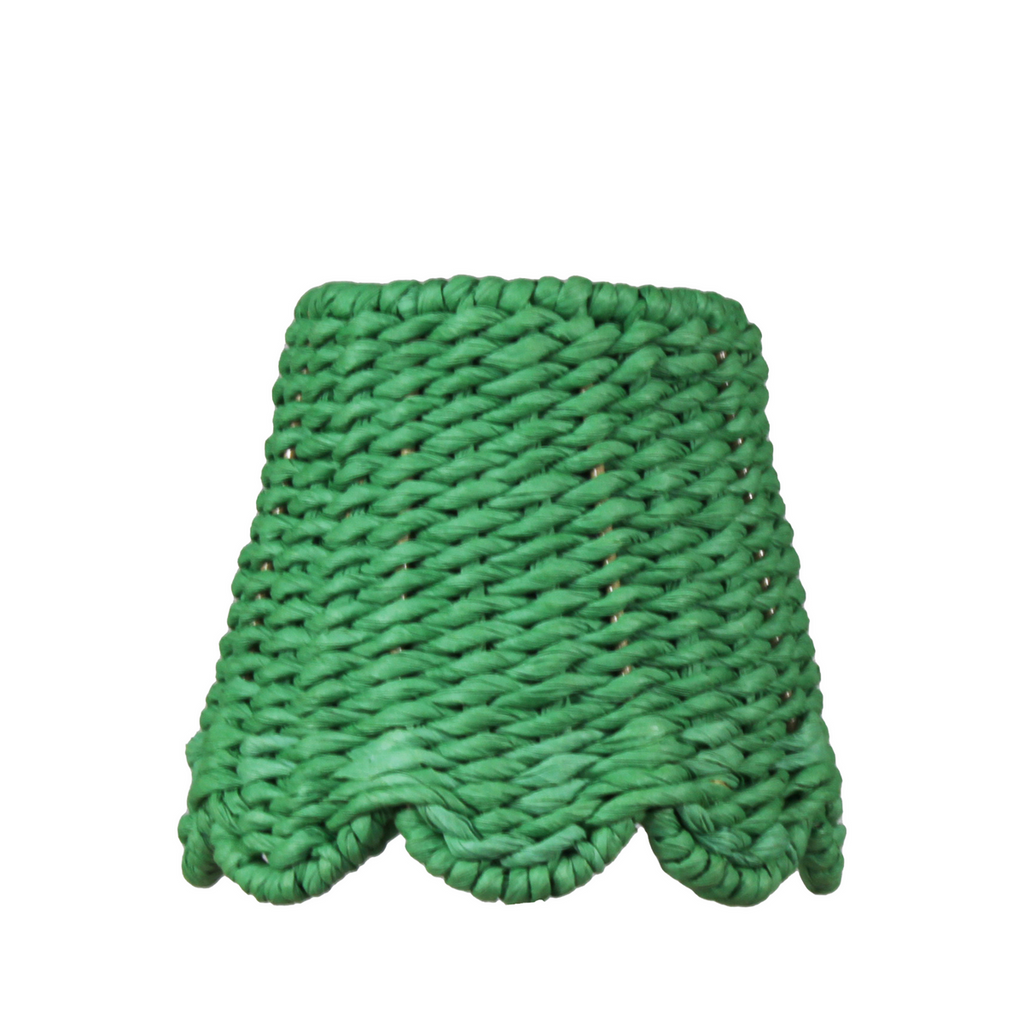 Maison Maison Seagrass Green Scallop Shade - Charles Mayer