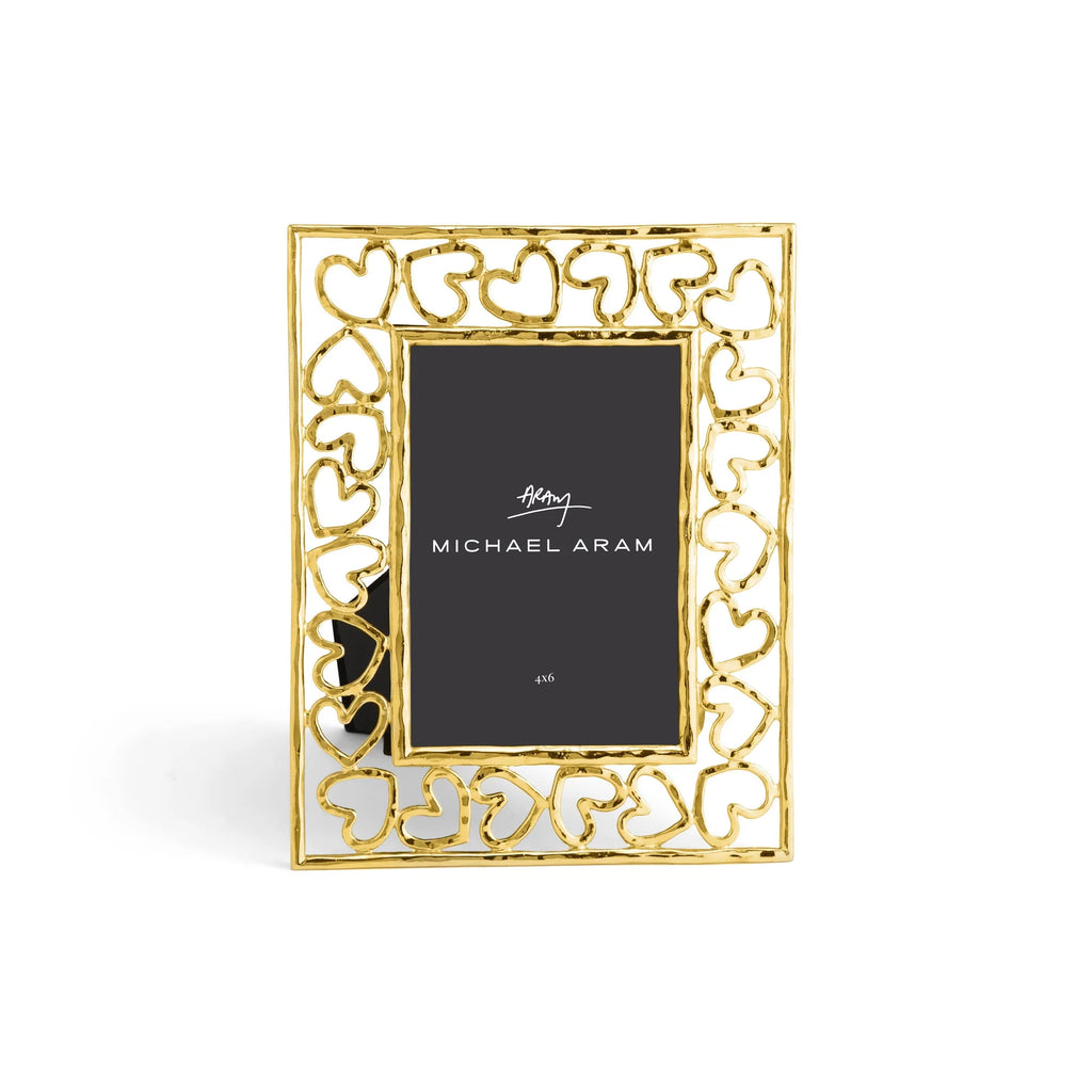 Michael Aram Gold Heart 4*6 Frame - Charles Mayer
