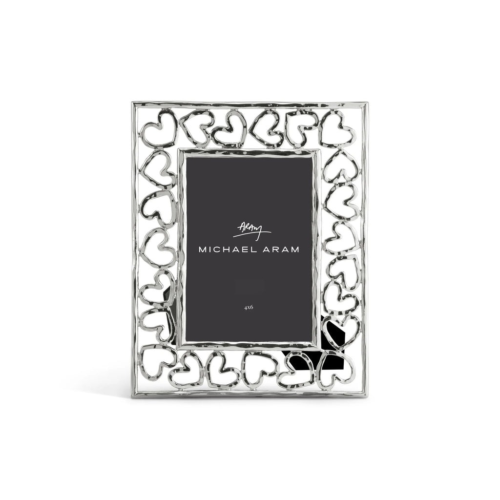 Michael Aram Silver Heart 4*6 Frame - Charles Mayer