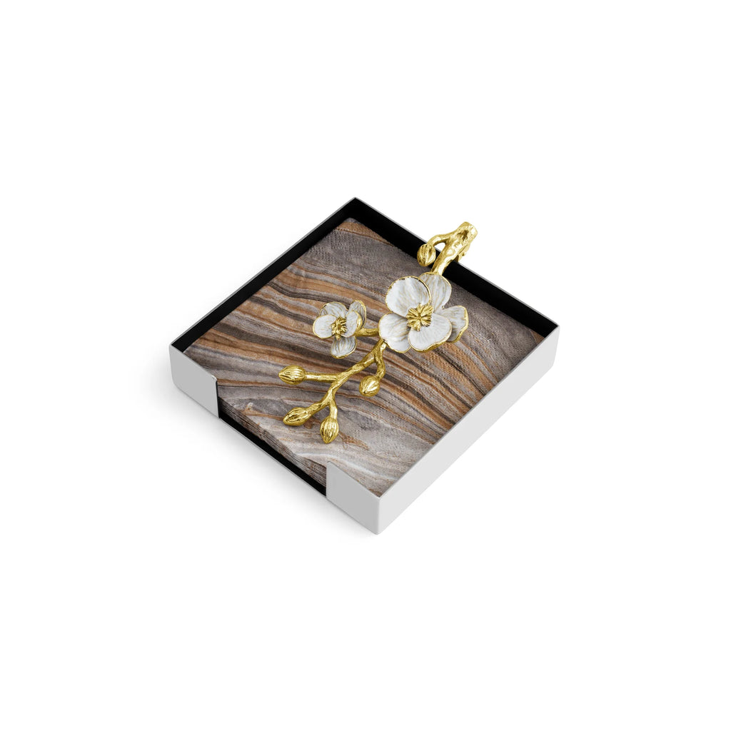 Michael Aram Orchid Cocktail Napkin Holder - Charles Mayer