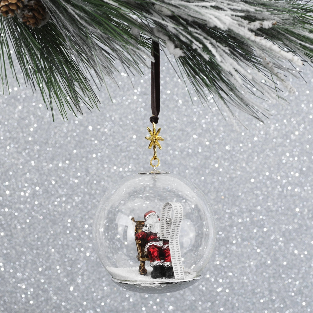 Michael Aram Santa Snow Globe Ornament - Charles Mayer