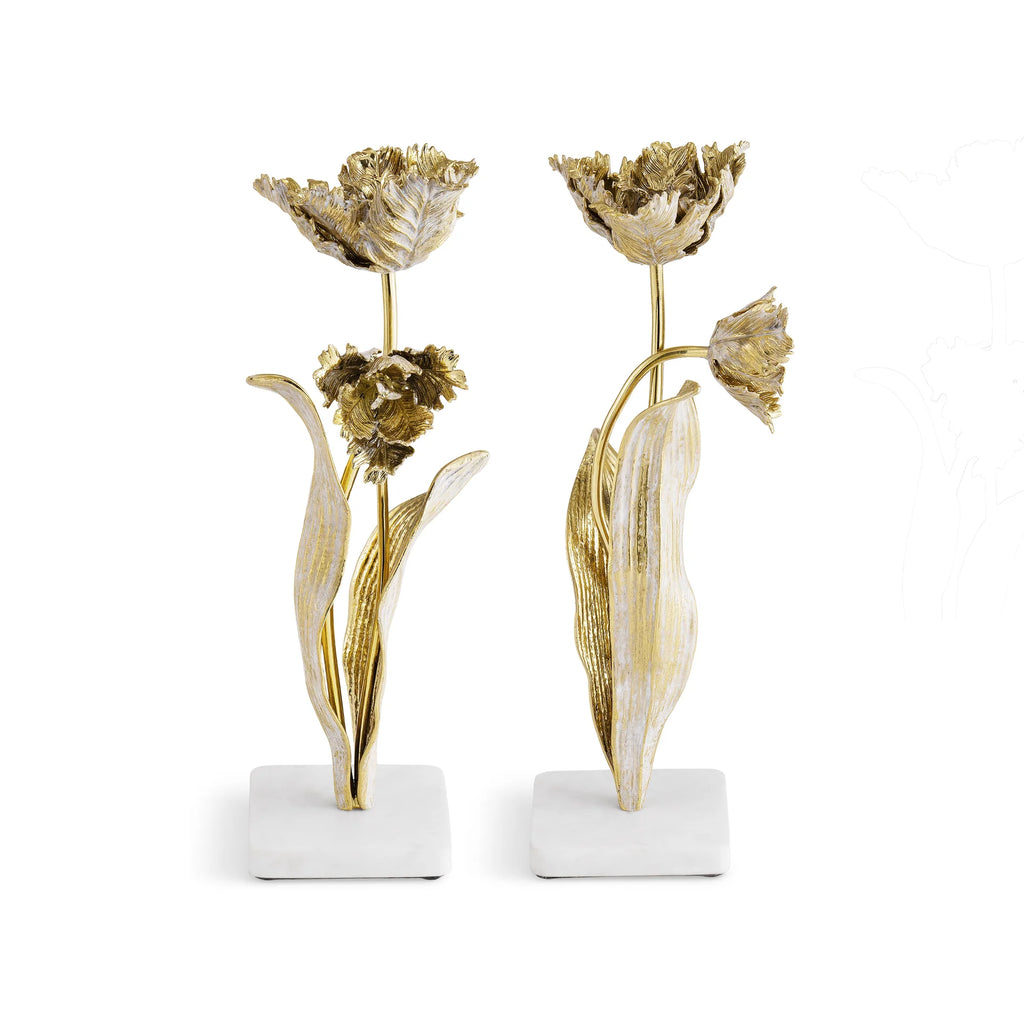 Michael Aram Tulip Candleholders, Set of 2 - Charles Mayer