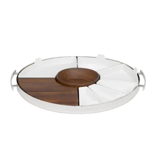 Christofle Mood Stainless Party Tray - Charles Mayer