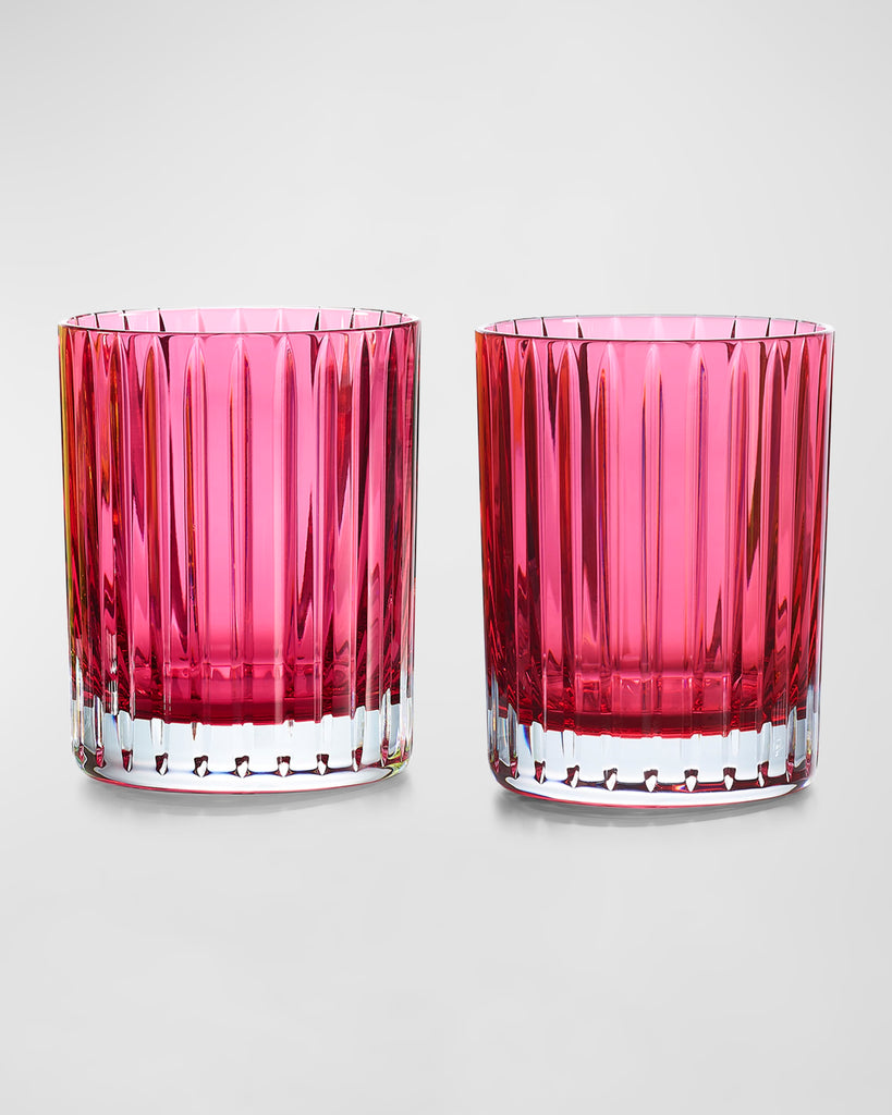 Baccarat Harmonie Pink Tumbler, Set of 2 - Charles Mayer