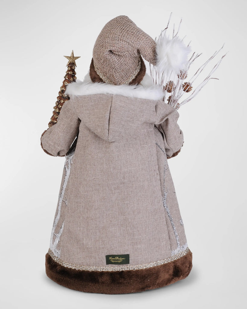 Karen Didion Lighted Winter Woods Santa - Charles Mayer