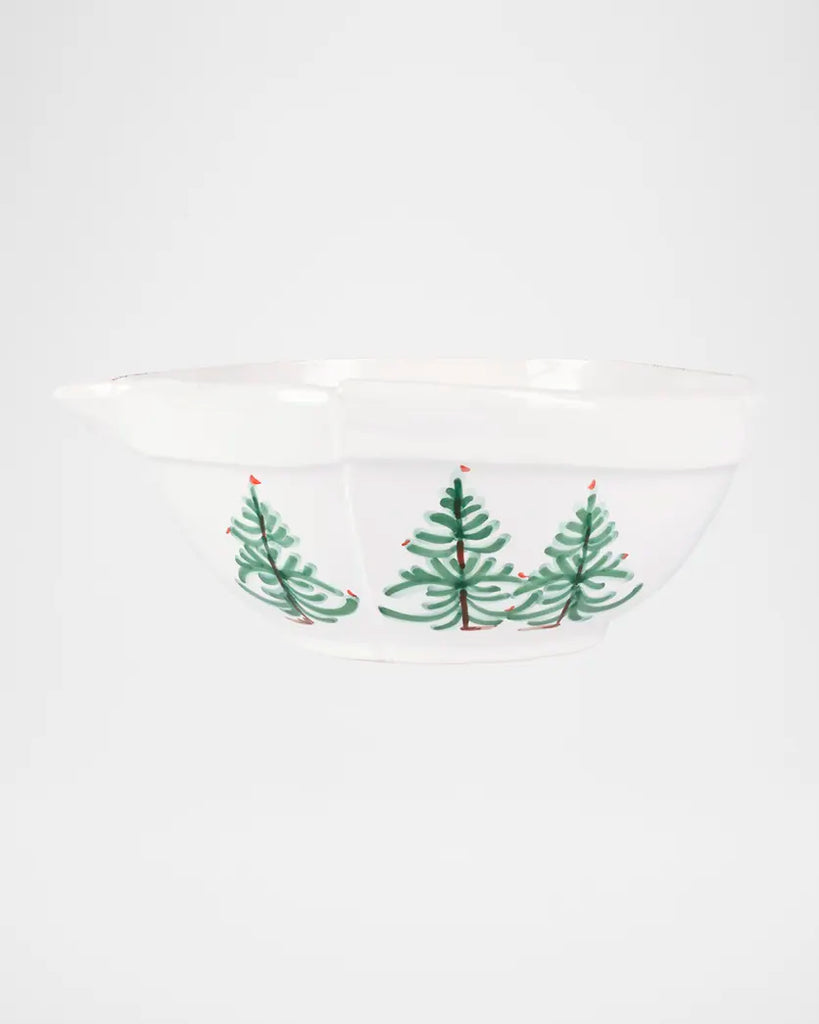 Vietri Lastra Holiday Medium Mixing Bowl - Charles Mayer