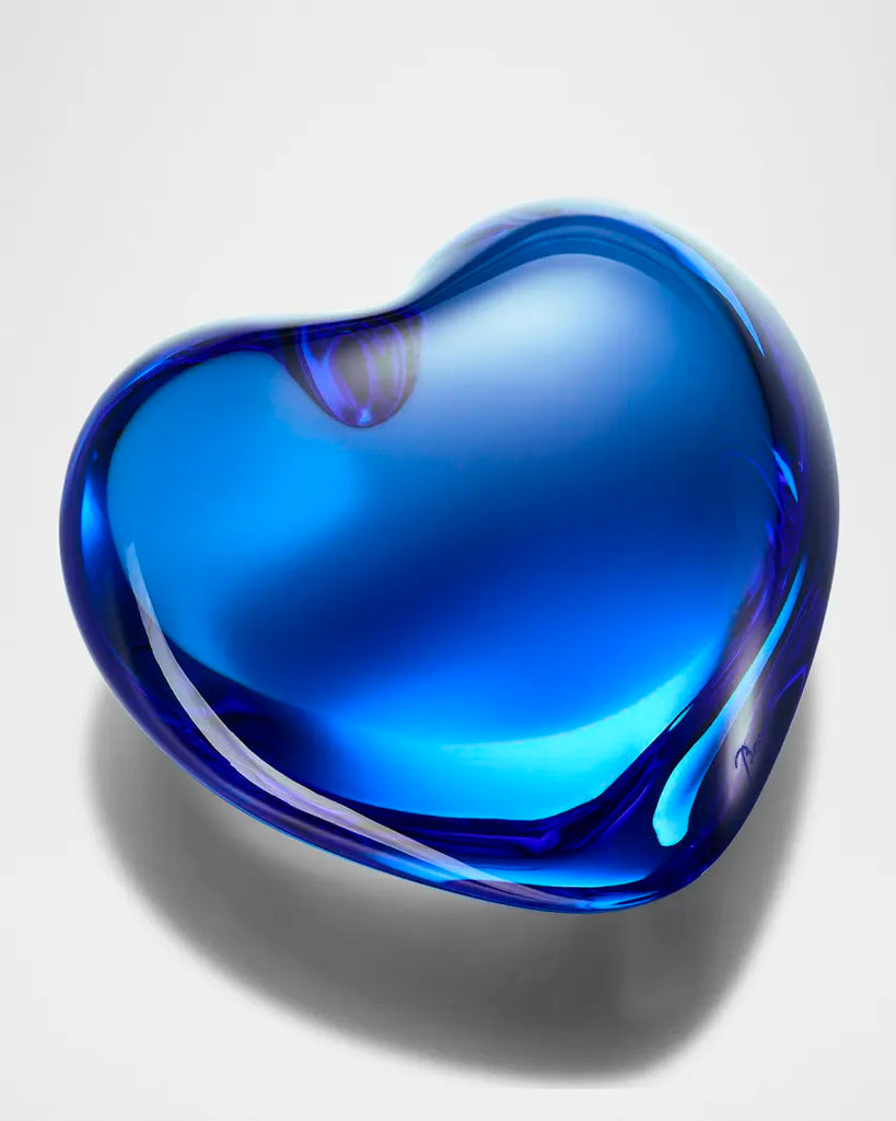 Baccarat Coeur Amour Blue Heart - Charles Mayer