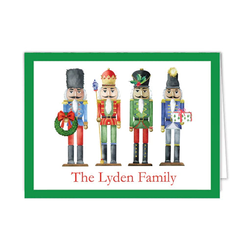 WH Hostess Nutcrackers Folded Notecards, No Personalization - Charles Mayer