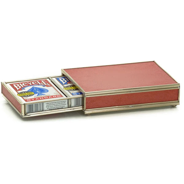 JM Piers Orange Skin Card Box - Charles Mayer