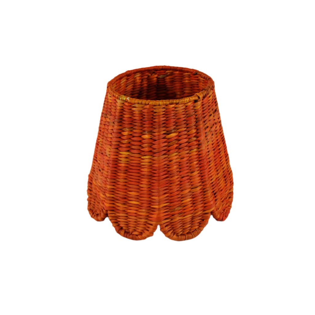 Maison Maison Orange Seagrass Scallop Shade - Charles Mayer