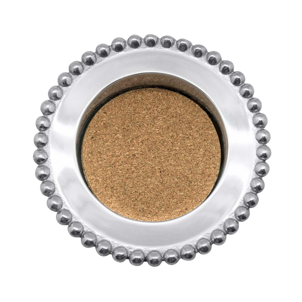 Mariposa Pearled Wine Coaster - Charles Mayer