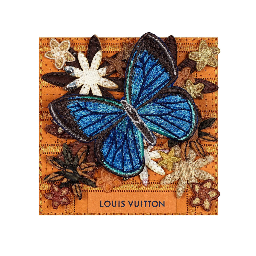 Stephen Wilson Studio Petite 5*5 Louis Vuitton Blue Butterfly Frame - Charles Mayer