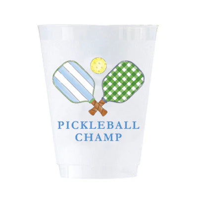 WH Hostess Shatterproof Pickleball Champ Cups, Set of 8 - Charles Mayer