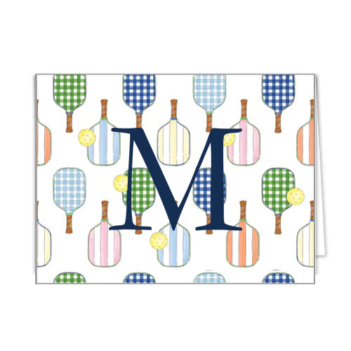 WH Hostess Pickleball Folded Notecards, Set of 20 - Charles Mayer