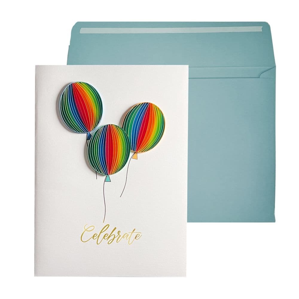 Niquea.D Quilled Balloons Birthday Card - Charles Mayer