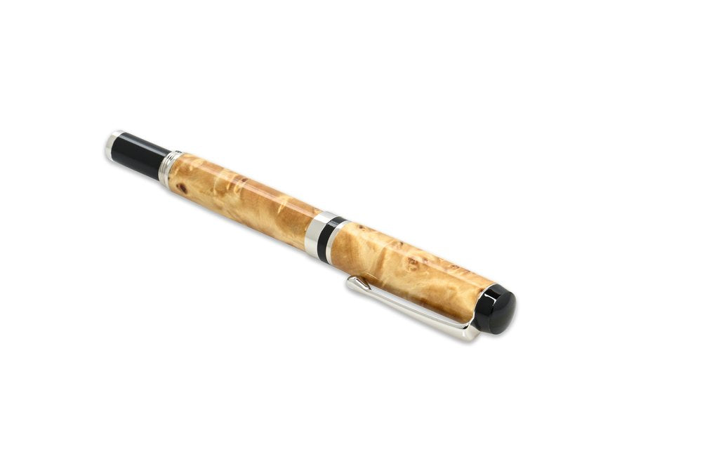 Roots & Jones Founders Collection Yellow Cedar Burl Pen - Charles Mayer