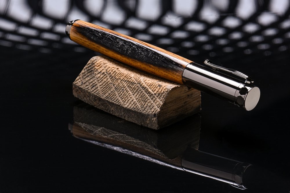 Roots & Jones KY Bourbon Gun Metal Magnet Pen - Charles Mayer