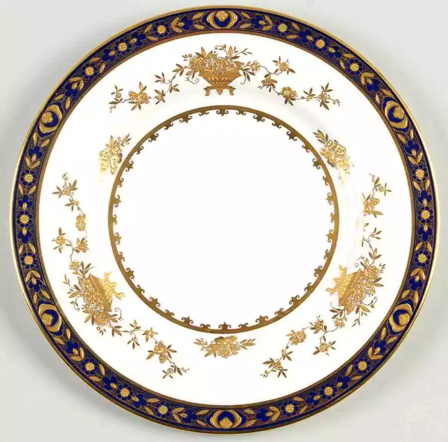 Vintage Minton Dynasty Cobalt Salad Plate - Charles Mayer
