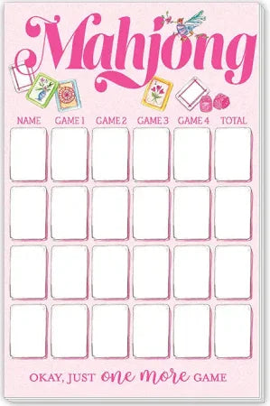 Rosanne Beck Mahjong Scorepad - Charles Mayer
