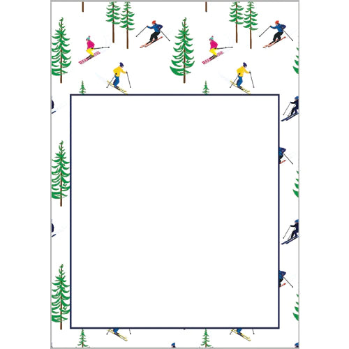 WH Hostess Ski Resort 5x7 Notepad - Charles Mayer