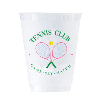 WH Hostess Tennis Club Shatterproof Cups, Set of 8 - Charles Mayer