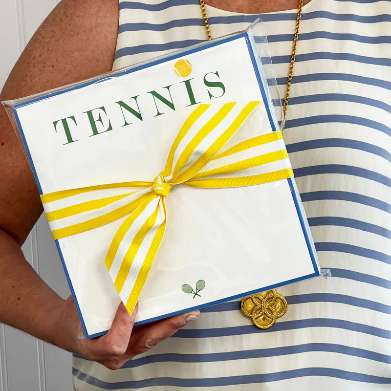 WH Hostess tennis 8.5x8.5 Slab Notepad - Charles Mayer