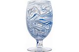 Juliska Puro Marbled Blue Goblet - Charles Mayer