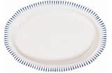 Juliska Sitio Stripe Delft Blue 17" Serving Platter - Charles Mayer