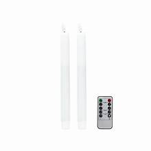 Addison Ross LED White Candle, Set/2 - Charles Mayer