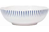 Juliska Sitio Stripe Delft Blue Coupe Bowl - Charles Mayer