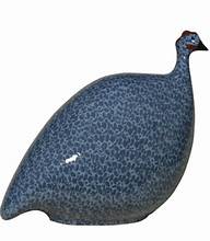 Les Ceramiques De Lussan Guinea Fowl, Electric Blue with Lavender - Charles Mayer