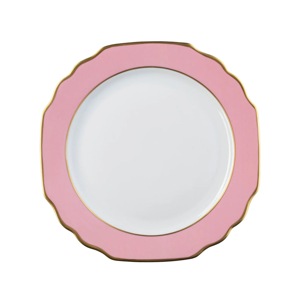 Pickard Ultra White Pink Georgian Salad Plate - Charles Mayer