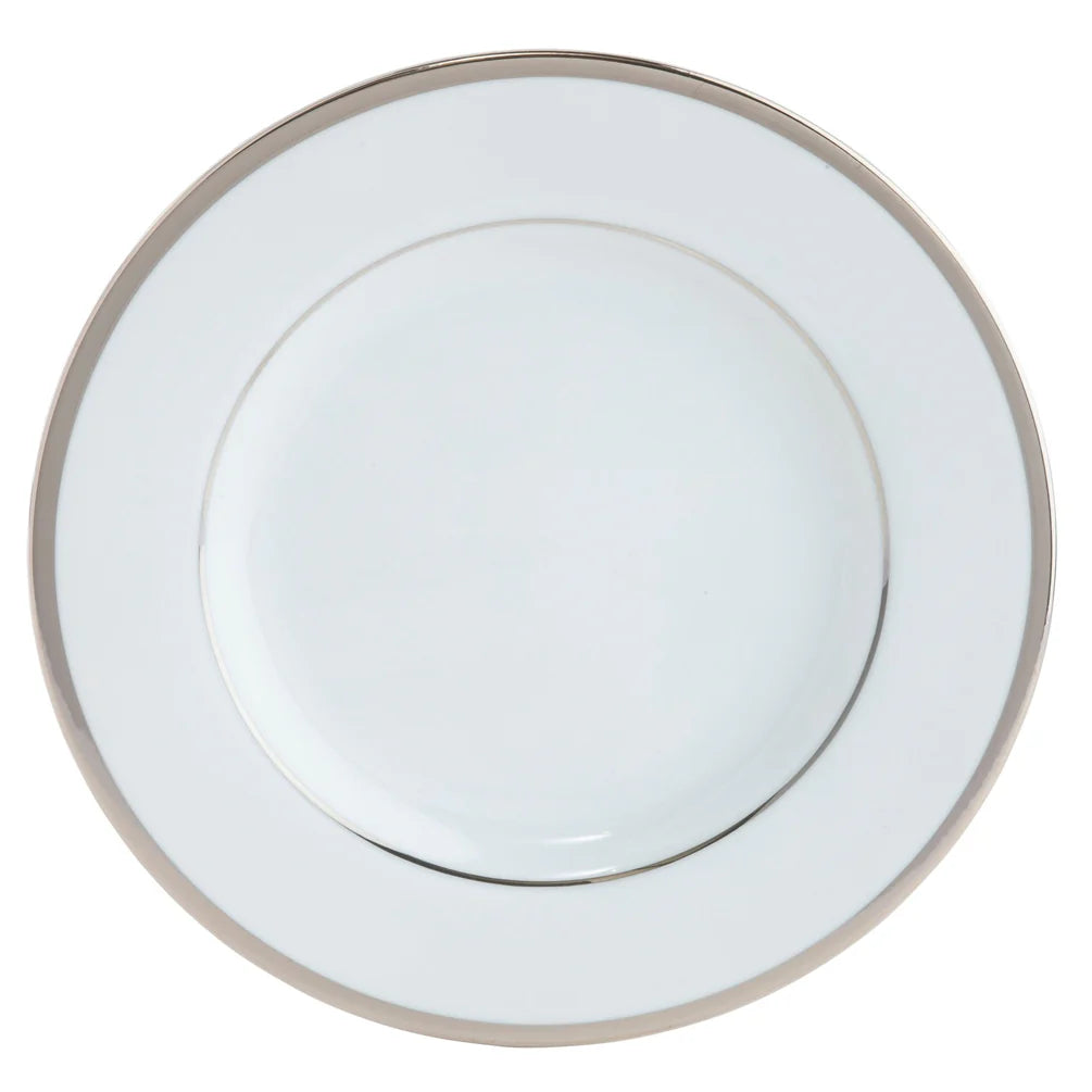 Pickard Signature Ultra White Platinum Salad Plate - Charles Mayer