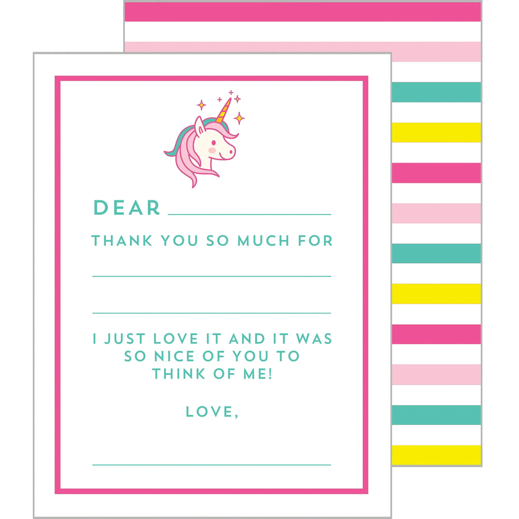 WH Hostess Unicorn Kid's Notecards - Charles Mayer