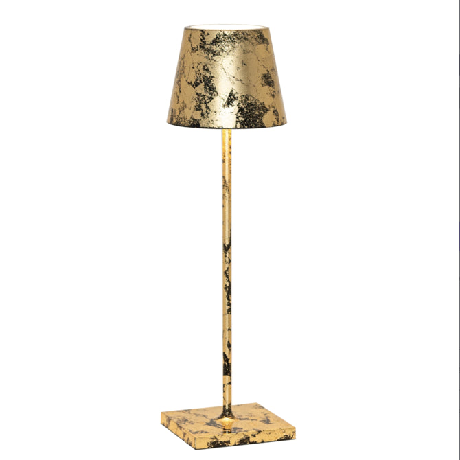 Zafferano Poldina Black Crackle Lamp - Charles Mayer