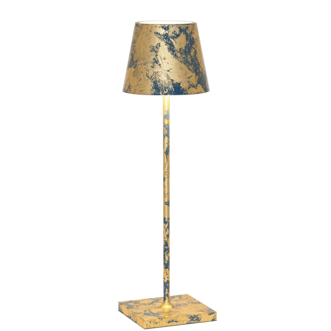 Zafferano Poldina Blue Crackle Lamp - Charles Mayer