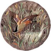 Gien Rambouillet Duck Dinner Plate - Charles Mayer