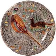 Gien Rambouillet Pheasant Dinner Plate - Charles Mayer
