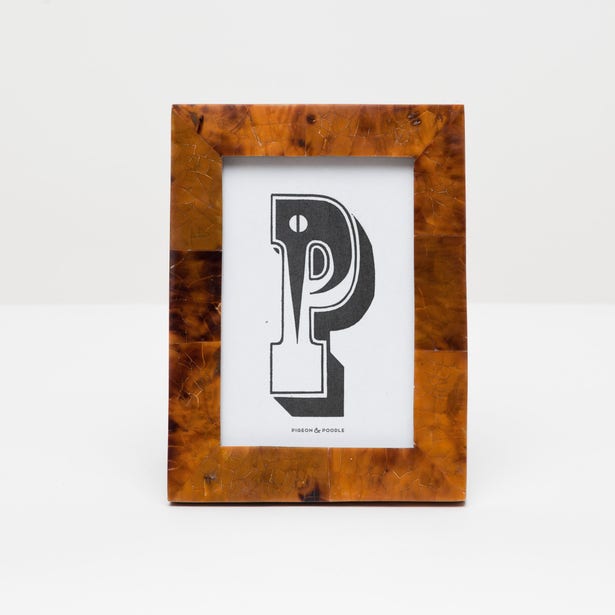 Pigeon And Poodle Basel Young Pen Shell 4*6 Frame - Charles Mayer